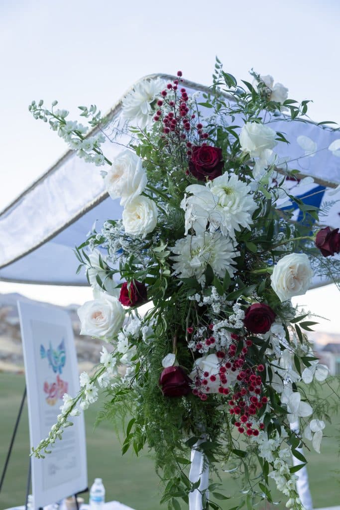chuppah niki ross photography ceremony  twist flowers
