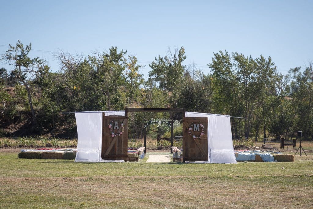 sweet ranch wedding gardnerville ceremony