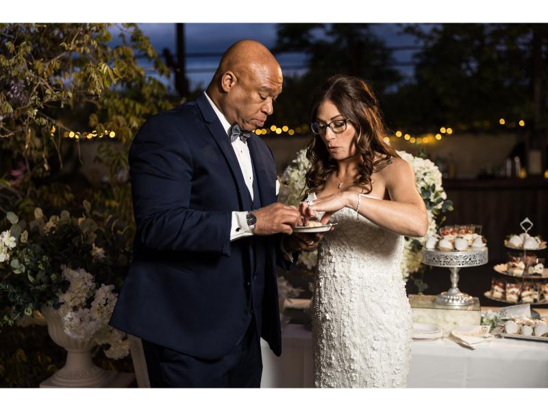 cake cutting at Las Cascadas Reno